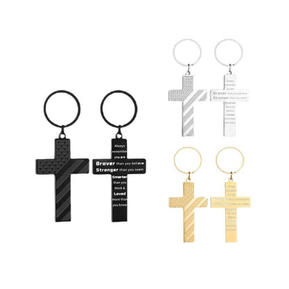 Stainless steel cross pendant decoration